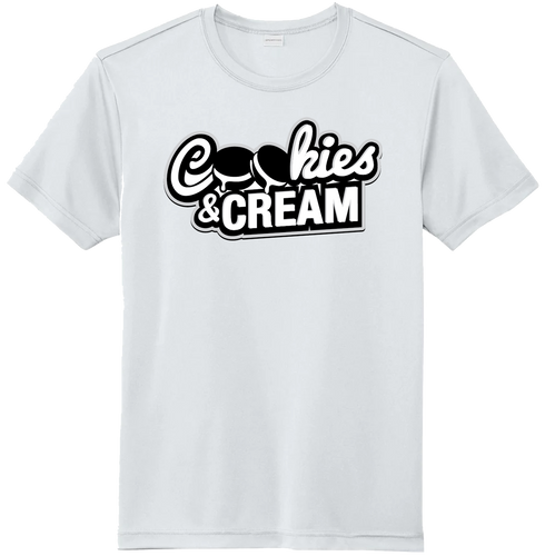 Cookies & Cream Tee Shirt (Black or White) - Youth & Adult