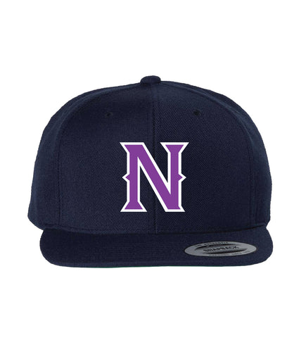 Northwood Little League YP Classic Hat - Navy with Purple Logo