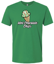 Load image into Gallery viewer, Mint Chocolate Chip Tee Shirt - Youth &amp; Adult