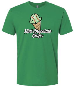 Mint Chocolate Chip Tee Shirt - Youth & Adult