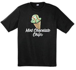 Mint Chocolate Chip Tee Shirt - Youth & Adult