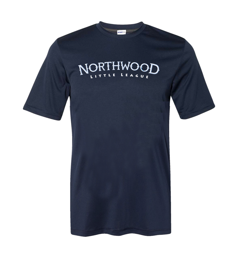 Northwood Little League Dri Fit Adult Tee - Front Only (ADULT)