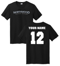 Load image into Gallery viewer, Northwood Little League Dri Fit Adult Tee with Name and Number (ADULT)