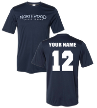 Load image into Gallery viewer, Northwood Little League Dri Fit Adult Tee with Name and Number (ADULT)