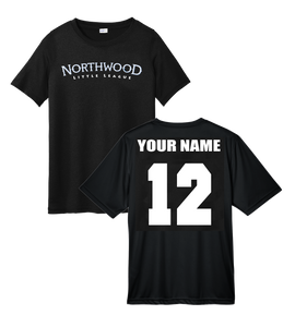 NWLL - Dri Fit Tee with Name and Number (YOUTH)